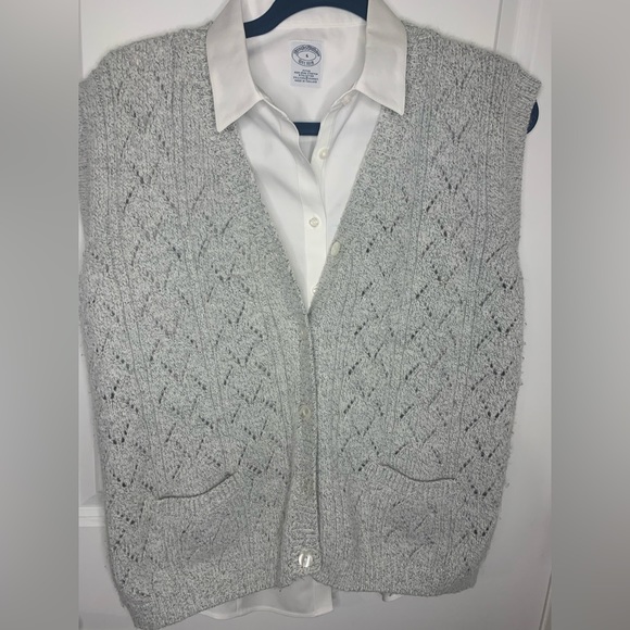 Knitwear sweater vest, button down, size 6 - Picture 2 of 2